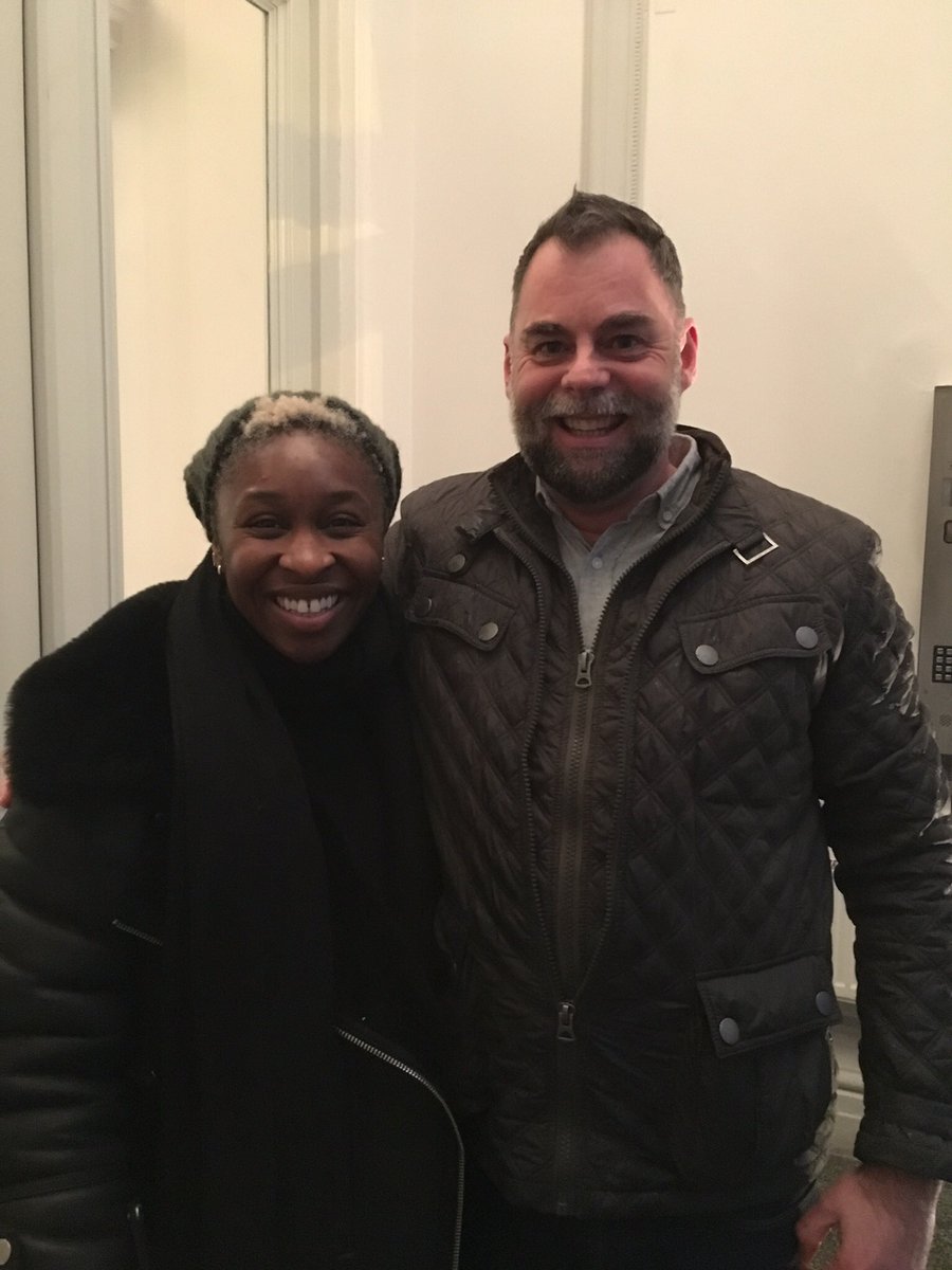 CraigSillick's tweet photo. @CynthiaEriVo A beautiful intimate evening. Thank you so much for putting the show together . hope you enjoyed it too . https://t.co/cxp7EJ4tOU