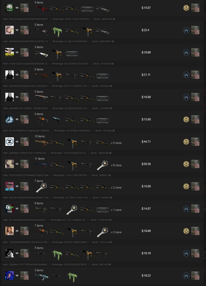 DomR__'s tweet image. @CSGOReapercom Am i lucky or am i lucky? (13 wins in a row)