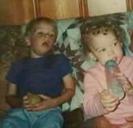 twix_pup's tweet photo. The good ol days right? Until Sam got us in trouble lol. We were both innocent little kids https://t.co/D4h9kEwtj3