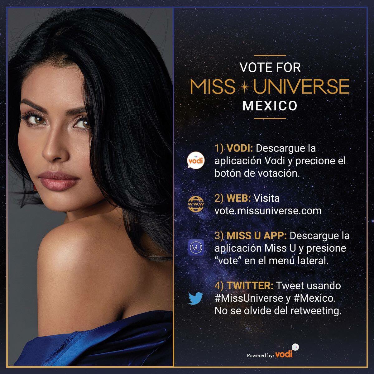 LupJonesof's tweet photo. México, ahora más que nunca necesitamos su voto por Kristal!!! VOTEN #MissUniverse #México #KristalMU2016 https://t.co/WzleUcmgxo