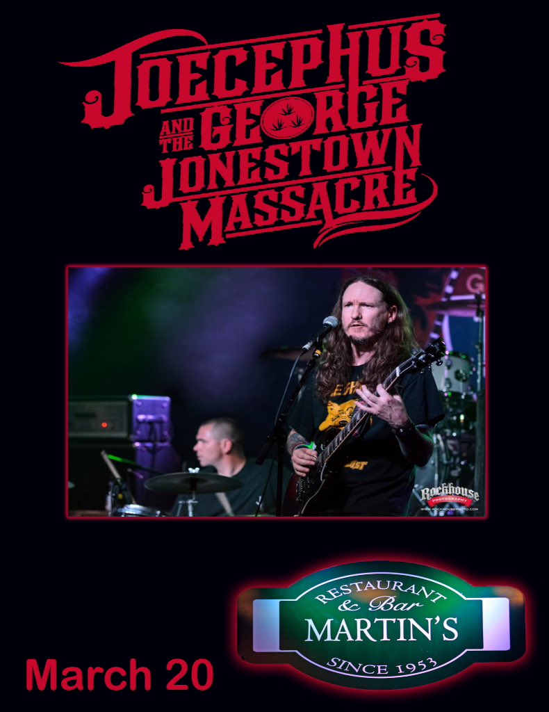 Joecephus13's tweet photo. Joecephus & The George Jonestown Massacre will be in #Jackson #Mississippi March 20! #JGJM #SXSW #SXSW2017 #Lace Lacepickups #Gibson #SG https://t.co/1d9qQ7kiTL