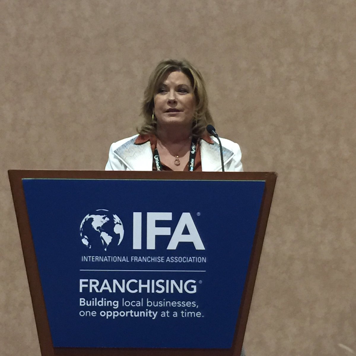 “If you want something to really work for you, you have to work for it too”, Barbara Moran-Goodrich, CFE
 #IFA2017