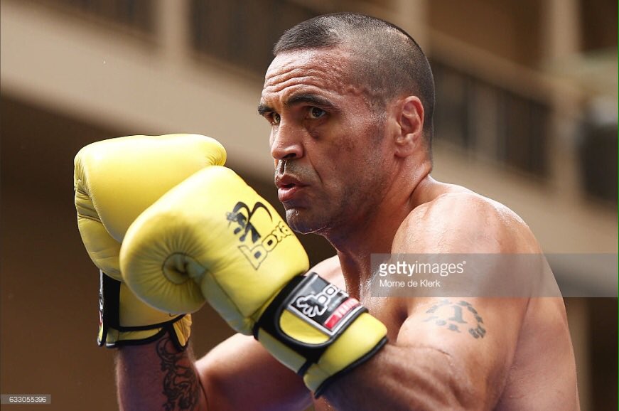 The walking headline #AnthonyMundine training in #adelaide today #gettyimages #gettysport #manvmachine
