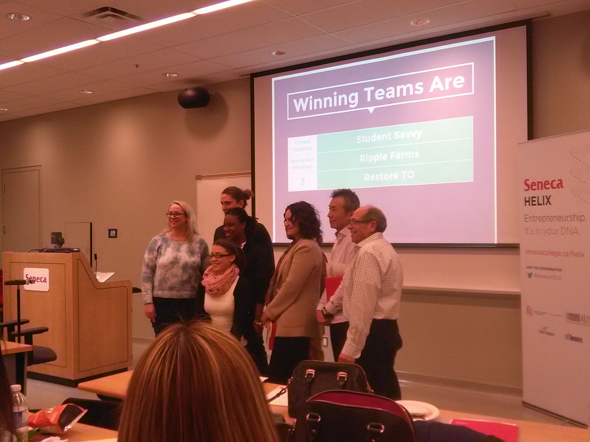 SWYorkRegion's tweet photo. The 3rd place winner and a dinner with a CEO is... Restore T.O. https://t.co/zOv1z4fog9