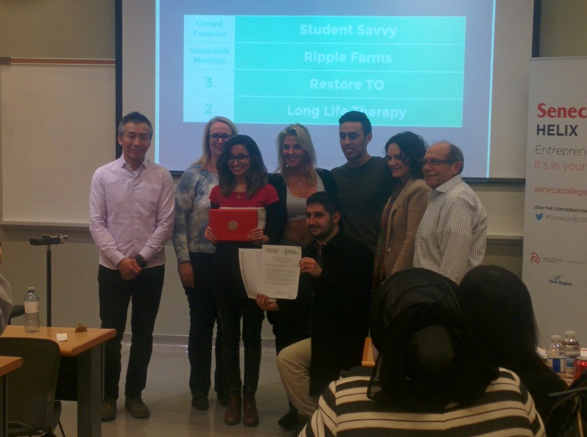 PeterForint's tweet photo. 2nd Place LONG LIFE THERAPY #StartupWeekend #swyorkregion #senecaHELIX https://t.co/qrJzdnp1nK