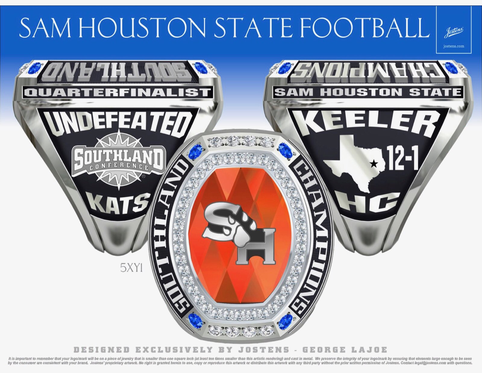 Balfour sam deals houston state rings