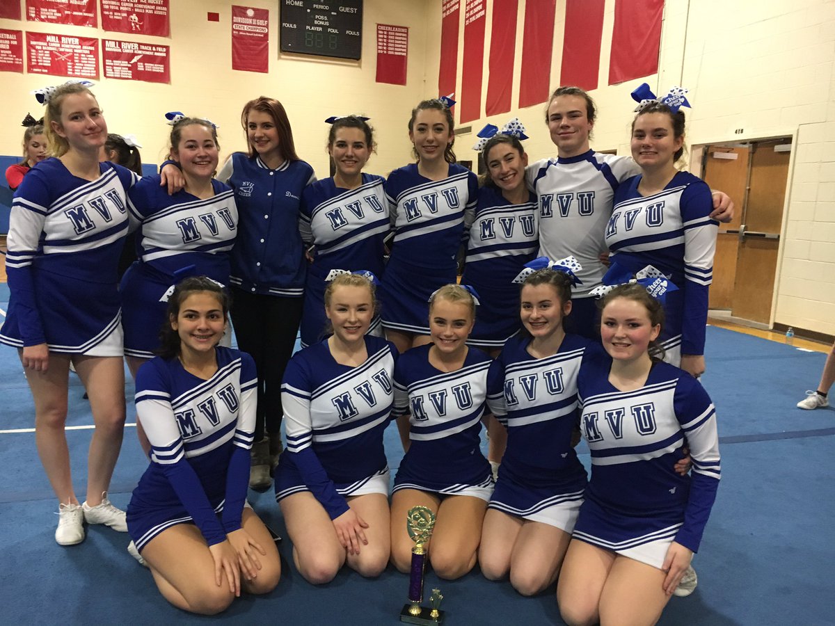 ThunderbrdCheer's tweet photo. They did an awesome job at VCCA Cheer Competition! 4th place. #mvuthunderbirds @MVULearning https://t.co/w4nJ2uQIDY