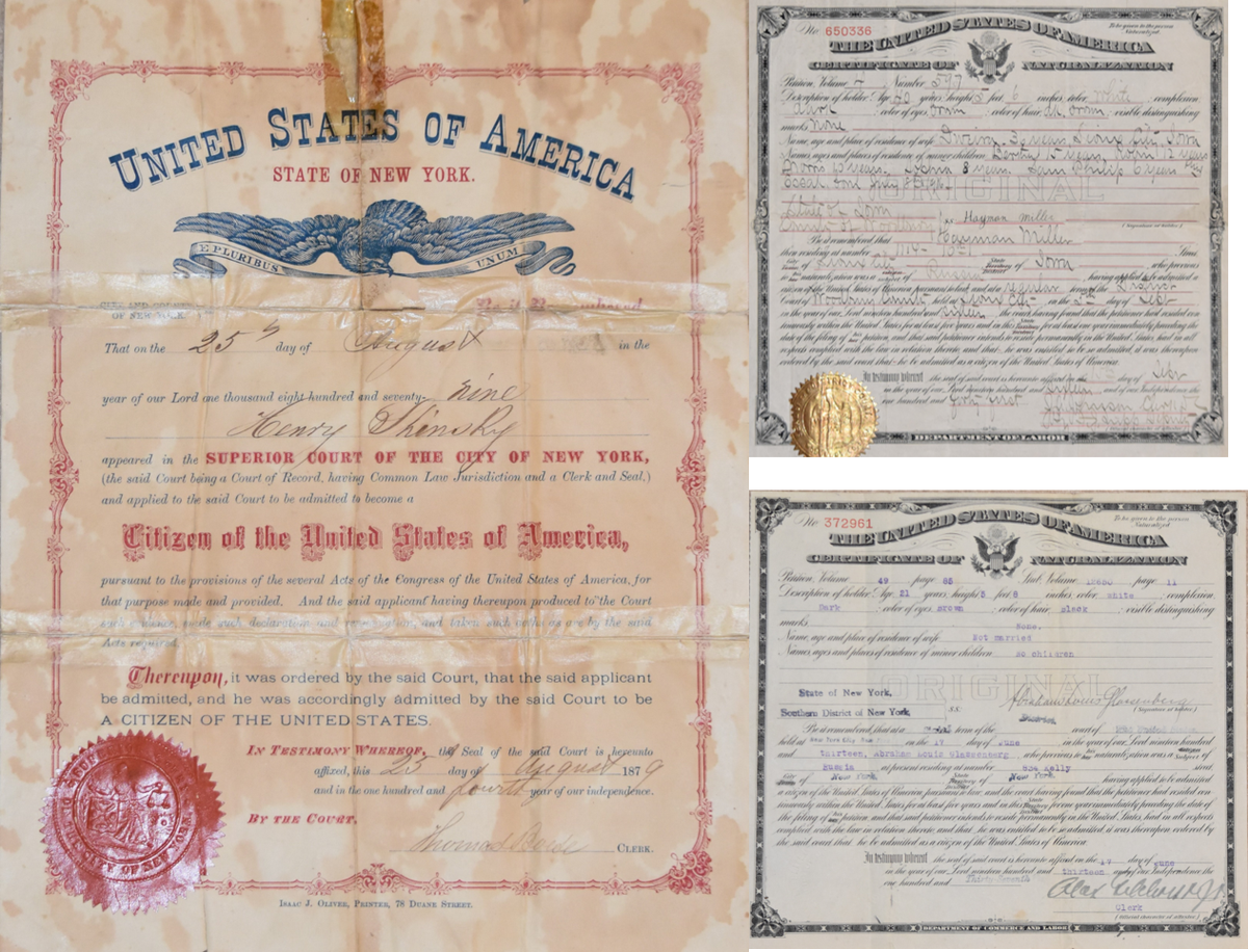 guyhturner's tweet photo. #ImmigrantsWelcome is above all a moral issue
My immigrant DNA: Shinsky 1879, Glassenberg 1913, Miller 1916
What is yours? https://t.co/P3n7gtpPdk