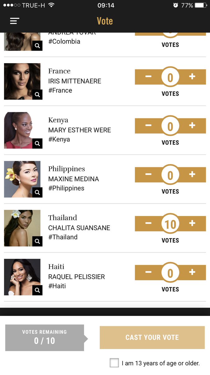 Ae_SuPaK's tweet image. ไปโหวตน้ำตาลกันเร็วพี่น้อง #MissUniverse #Thailand