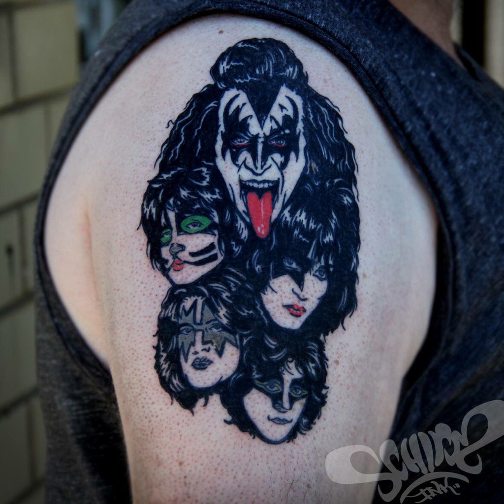 Kiss Mark Tattoo