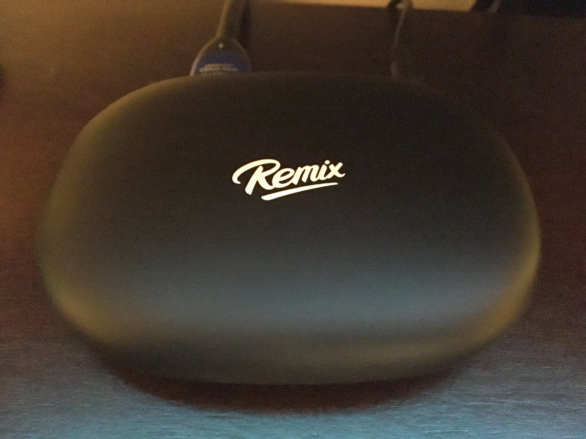 tech_2_teach's tweet photo. Should probably think about bed but now that Wibbs is asleep I can play with new toy #RemixMini from @RemixGlobal https://t.co/0NKoD5yHfd