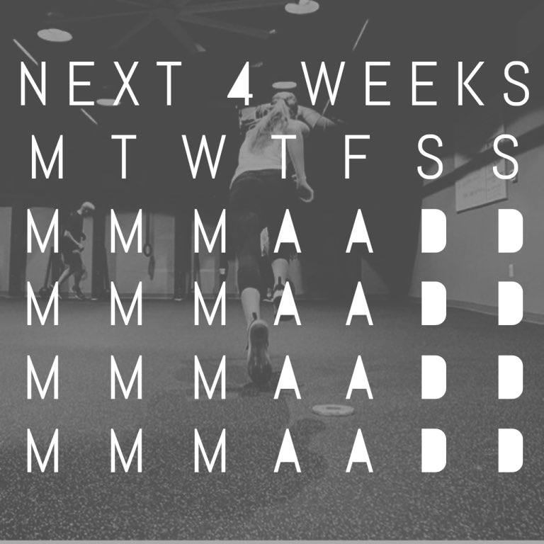 Tomorrow we head into the next 4 Weeks. A Momentum driven month. Get ready to pick up the pace 👊🏻 #MADlifestyle #burlont #burloak #MADabolic