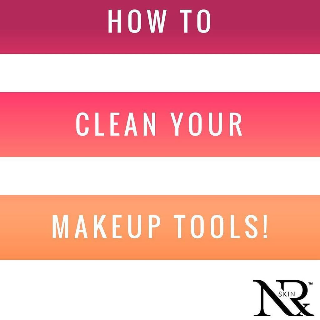 NRxSKIN's tweet photo. How to clean your makeup tools! 
Do they need to be sharpened or do they still work? If th… https://t.co/G6meqcKGTF https://t.co/XNVaYjADmI
