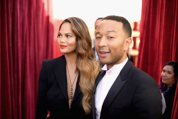 TeigenUpdated's tweet image. January 29: @chrissyteigen and @johnlegend attends The 23rd Annual Screen Actors Guild Awards at The Shrine Auditorium in Los Angeles.