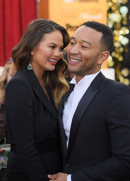TeigenUpdated's tweet image. January 29: @chrissyteigen and @johnlegend attends The 23rd Annual Screen Actors Guild Awards at The Shrine Auditorium in Los Angeles.