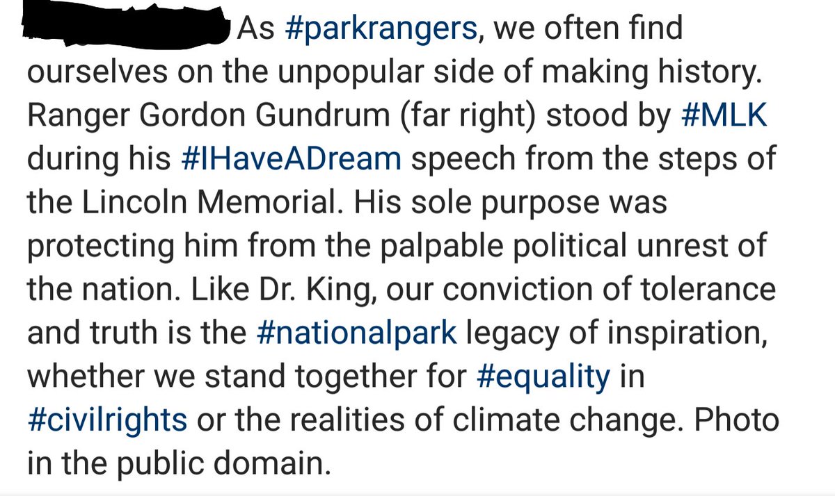 NastyWomenofNPS's tweet photo. Baby, I was #BornThisWay 🎶 @ladygaga #WeAreTheNationalParkService #roguerangers #altfacts #StopPresidentBannon #MLK #altgovt #Ihaveadream https://t.co/EyJfuadCEf