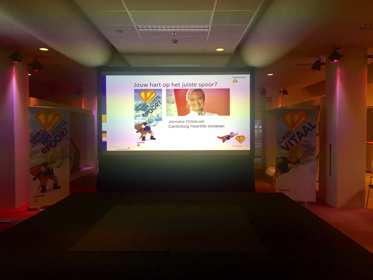 DokterJanneke's tweet photo. Klaar voor de #mannenharten van #VolkerRail #preventie #vitaliteit https://t.co/QA8Nhe2zSr