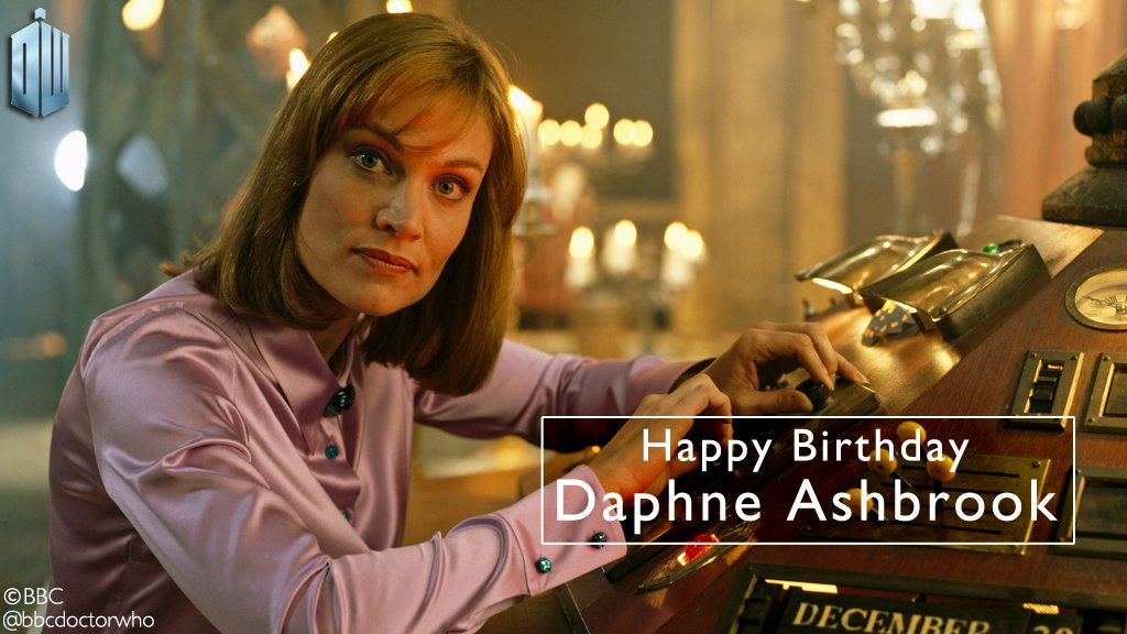 Happy birthday to Daphne Ashbrook, who played Eighth Doctor companion Grace!  