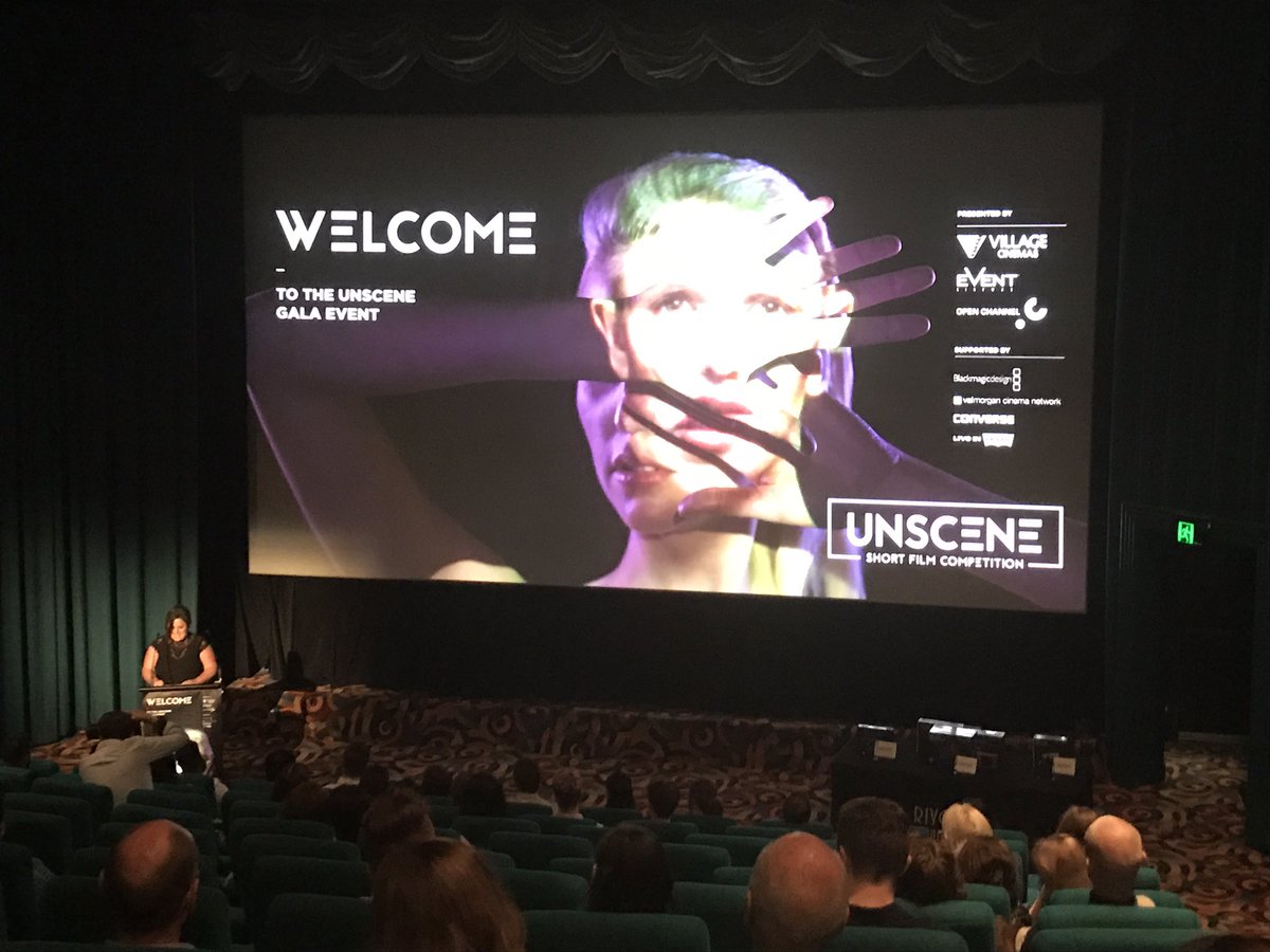 OPENCHANNEL's tweet photo. We are live from the #unscene short film competition! Good luck to all our finalists! @villagecinemas @EVENTcinemasAU https://t.co/4t6KUXeDhN