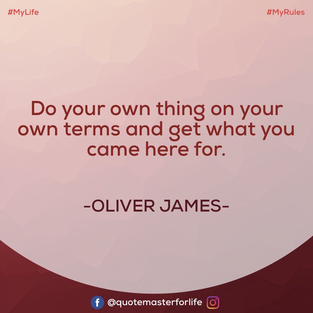 princejagger's tweet photo. It's always my life my rules thing ! #mondaymotivation https://t.co/yqDxQpeL85