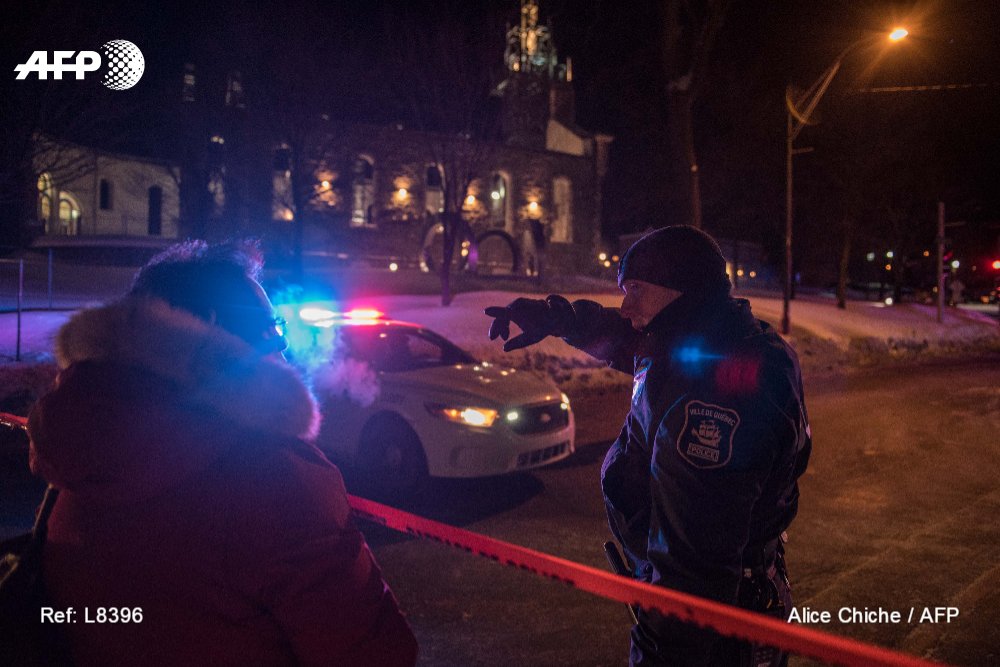 Fusillade à la mosquée de Québec: six morts et huit blessés u.afp.com/4cW5 par <a href="/Alice_Chiche/">Alice Chiche</a> #AFP