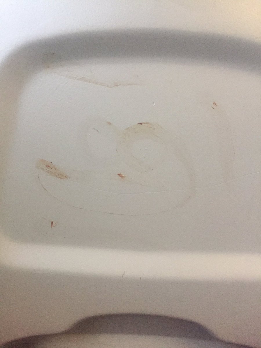 cdlrobinson's tweet photo. @ArrivaTW ticket prices have gone up yet I'm still sat on a delayed train with what can only be described as sh** smeared on the seat https://t.co/cmBfyxxtSU