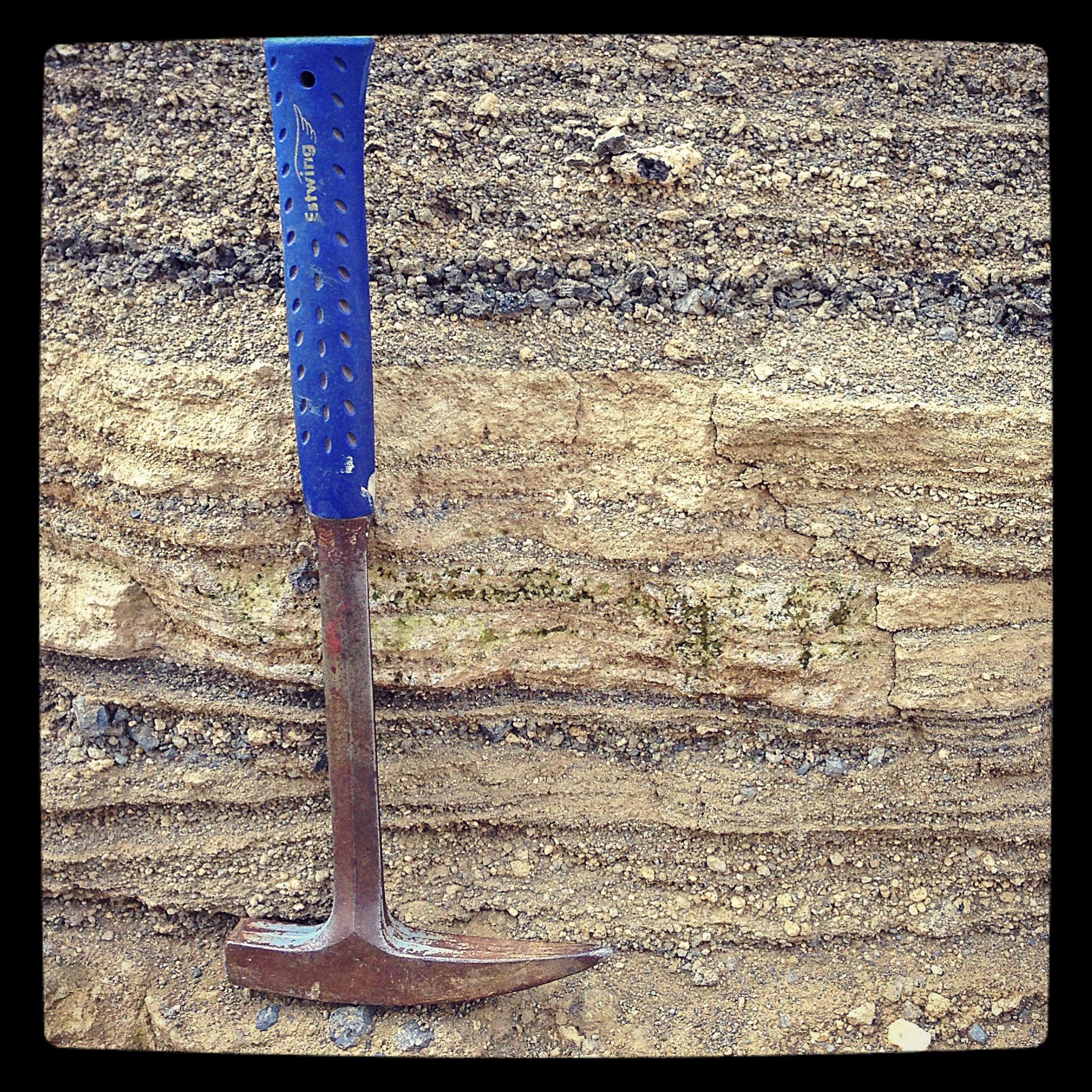Monash EAE on Twitter "Graded bedding in ash deposits from the