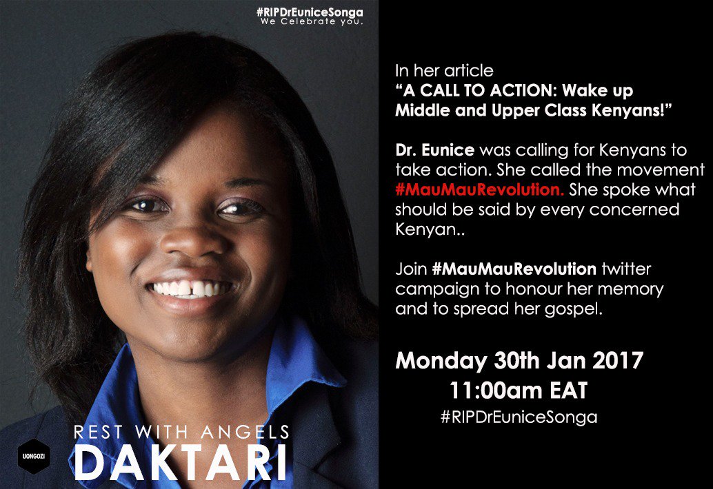 mwihakimacharia's tweet photo. This is a wake up call. Rest in peace Daktari
#maumaurevolution https://t.co/3ELQB6UAFV