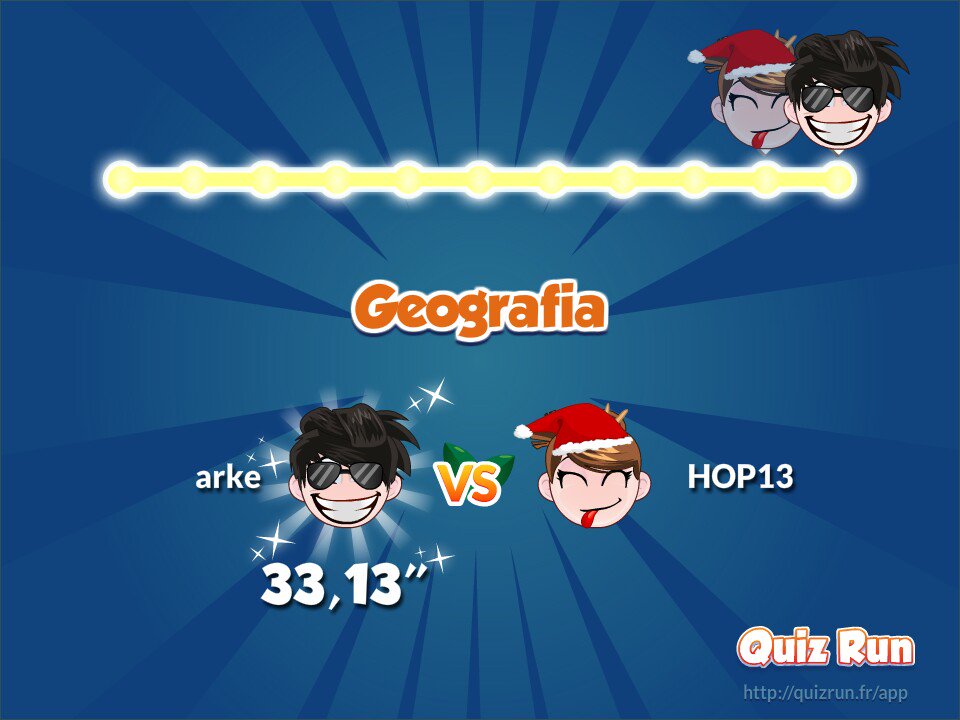 Arke78's tweet photo. Ho sconfitto Sonia Possemati su Quiz Run. Il mio nome utente è arke https://t.co/hhGZ6V9Ibf https://t.co/3mIsbnLK4X