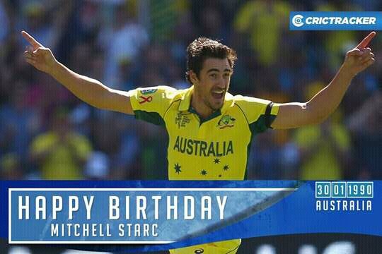 Happy. Birthday mitchell starc 