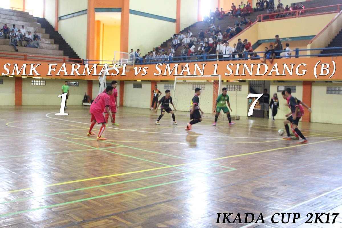 Ikada Cup 2k17
SMK FARMASI vs SMAN 1 SINDANG (B)
Skor 1 - 7
Selamat kepada SMAN 1 SINDANG (B) sebagai pemenang
#ikadacup2k17
