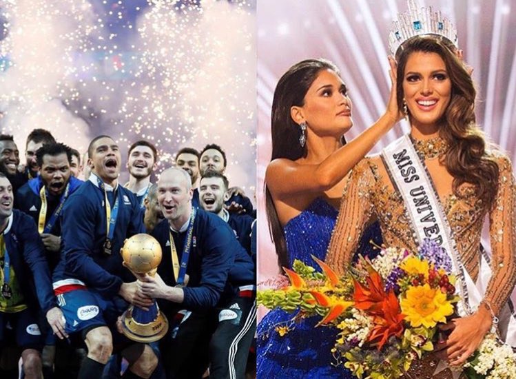 sabinebanet's tweet photo. Quand la Frenchie Attitude brille face au monde. #France #MissUniverse #Handball2017 #Cocorico 🇫🇷🙏🏼 https://t.co/jChIovutQ2