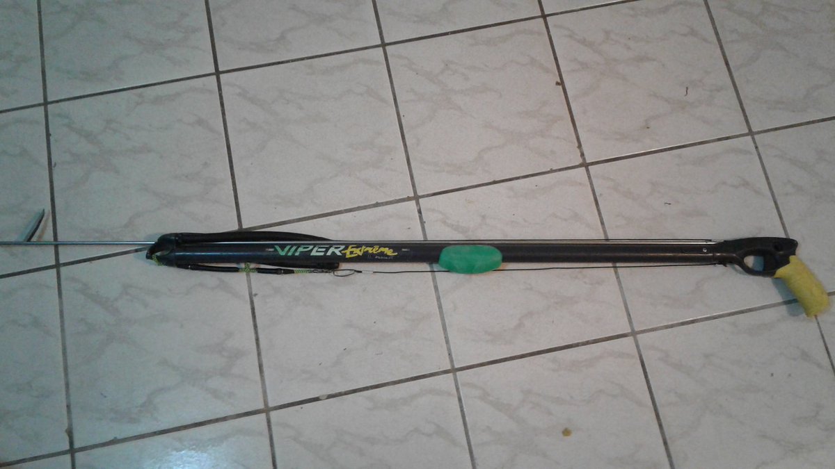 AngelaMagana1's tweet photo. #yourmajesty got a new piece for my #harpoon #spearfishing #adoptedboricua #caughtmydinner #undathesea https://t.co/JLVUk3GWRL