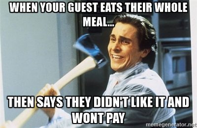 kayrstock's tweet photo. The #cheapeater is back. Don't mind me practicing not freaking out on guests while sitting in the back room. https://t.co/h7kwCwwwFX