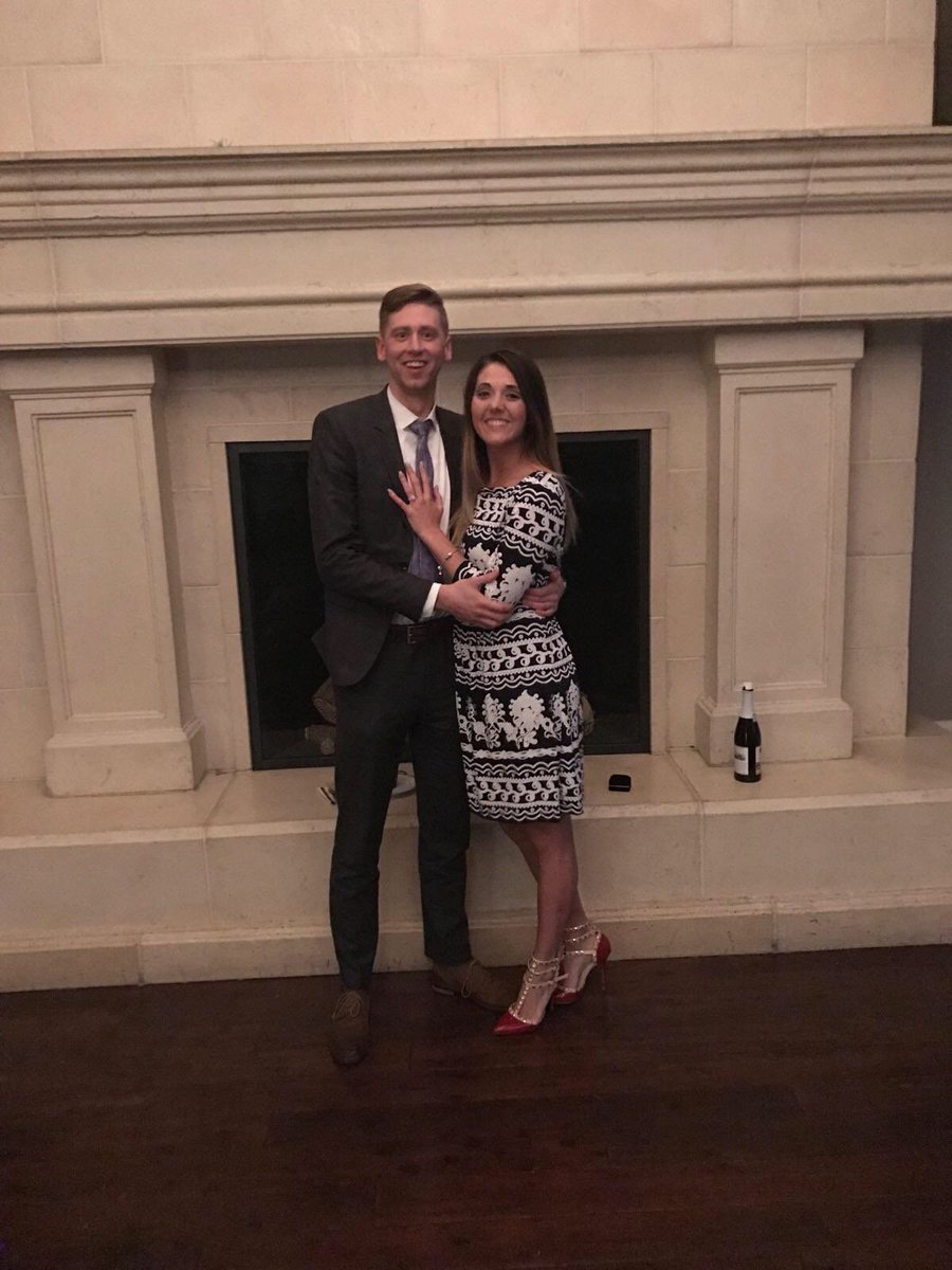 Coopdaloop_20's tweet photo. I am so grateful for this girl in my life! The best night of my life by far! Thank you for saying yes! I love you!!!❤❤❤💍💍💍#GettingMarried https://t.co/3t4nNSTGId
