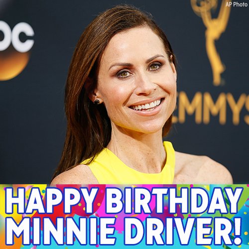 Happy Birthday to Minnie Driver of 