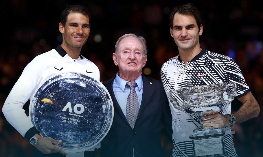 cruisincherokee's tweet photo. Laver. Federer. Nadal.
43 Grand Slam Titles (as of Jan 2017)
#KingsOfTennis
#TennisElite
#iLoveTennis https://t.co/60r5Cvbb3f