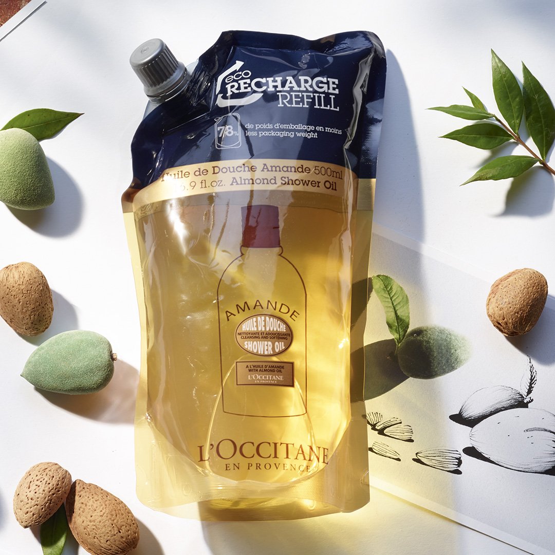 LOCCITANE_au's tweet photo. L'OCCITANE cares about the environment. Refill your favourite Almond Shower Oil. SHOP NOW:https://t.co/iqGP4jLixV https://t.co/PDZT1tCpdg