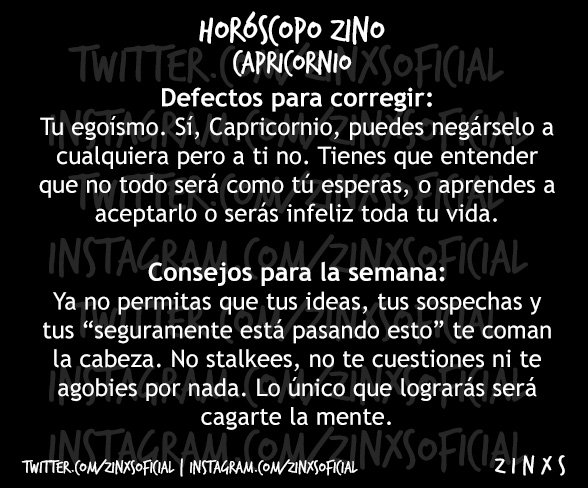 zinos__'s tweet photo. #PonteEnCu4tro 
#HoróscopoZino #Capricornio
Parte I, II, III &amp; IV. https://t.co/onMgbIBKLk