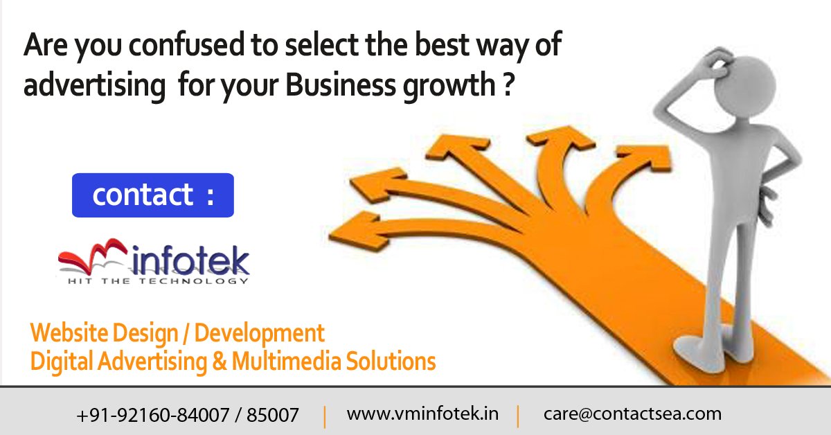 VMinfotek's tweet photo. Contact for #WebsiteDesign, #SocialMediaMarketing and #Multimediasolutions.
Mo: 09216084007 /85007 https://t.co/Wl8NUpTkaD