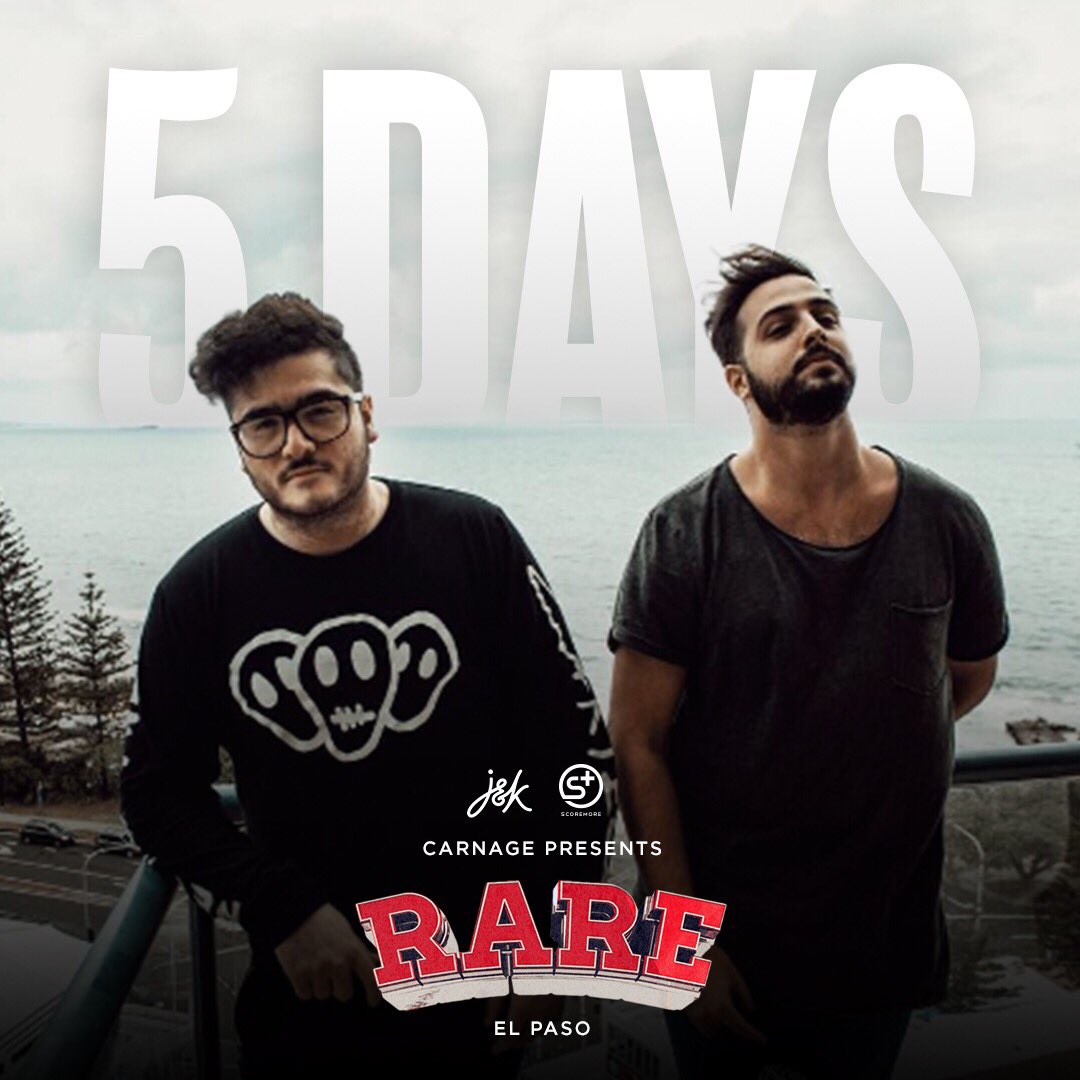 ElPasoShows's tweet photo. Only 5 more days! #RareElPaso https://t.co/cGJj3FB8wg