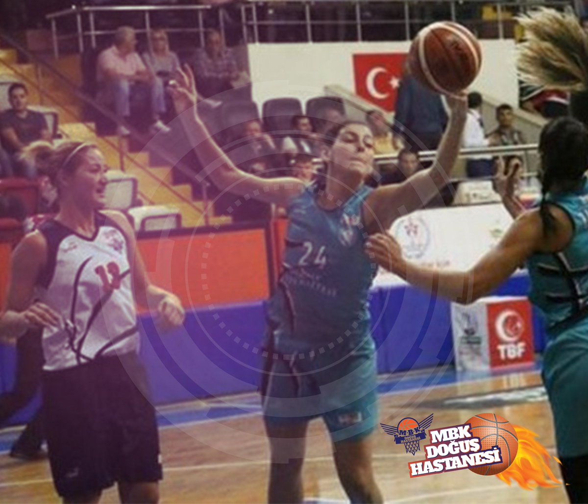 🏀Girne Üniversitesi: 66 - MBK Doğuş Hastanesi: 60🏀