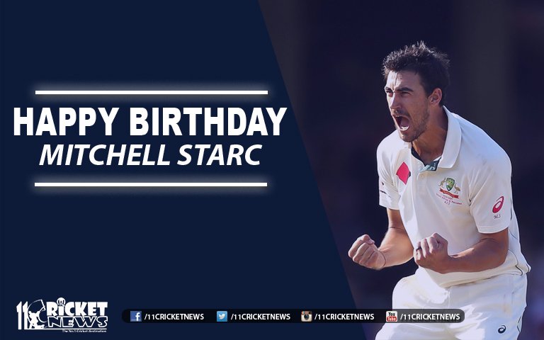 Happy Birthday \" Mitchell Starc\" He turns 27 today 