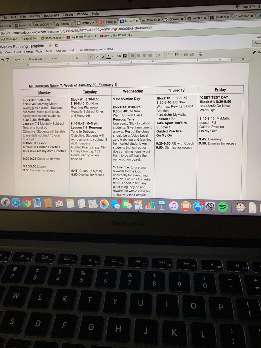 BalderasAndrew's tweet photo. #teacherflow getting my weekly planning done https://t.co/jZ2l6WxU7K