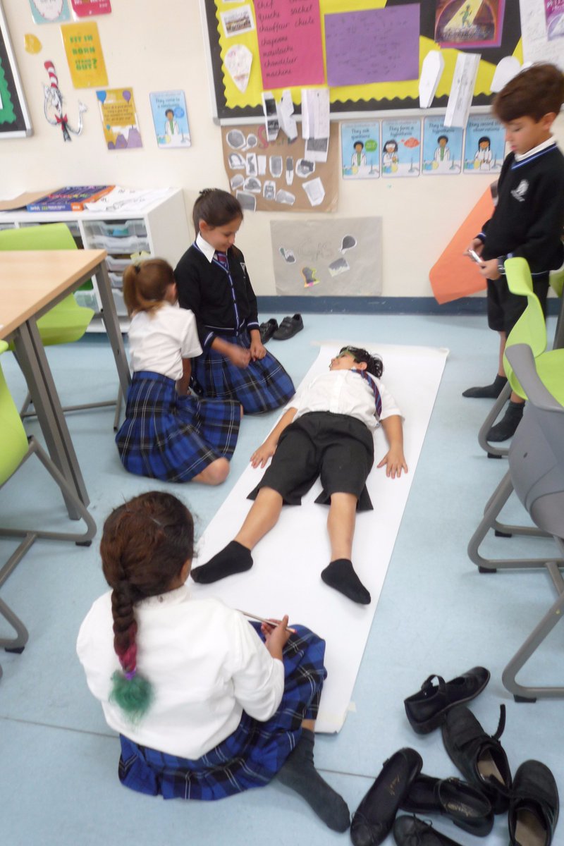 BCADyear4's tweet photo. Plague attacks Mara. Buboes, brown tongues and stinking breath fill the classroom. #BCAD_creativity @BCADprephmns #KS2History https://t.co/dQepab3mJ7