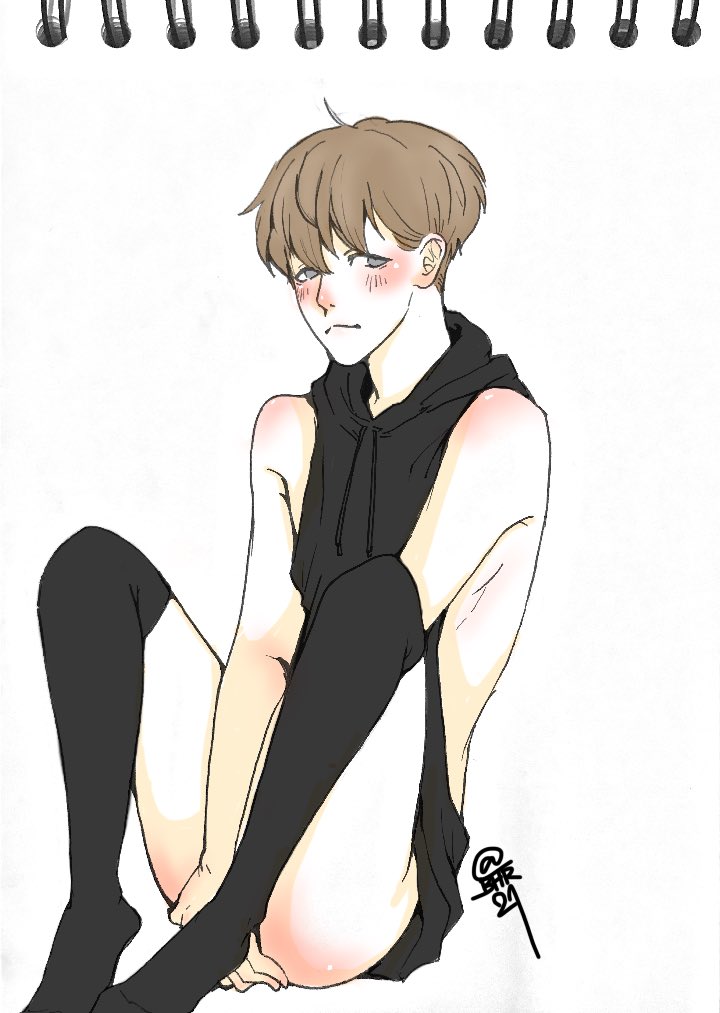 blueharo21's tweet photo. แบบลงสีเสร็จแล้ว แอ้ยยย ขอบคุณน้องน้วย ที่ชี้โพรงให้กระรอก 💞 Thank you ayuzu_s for the best hoodie ever!!! 🤤💞💞💞 https://t.co/wJuqWCytz0