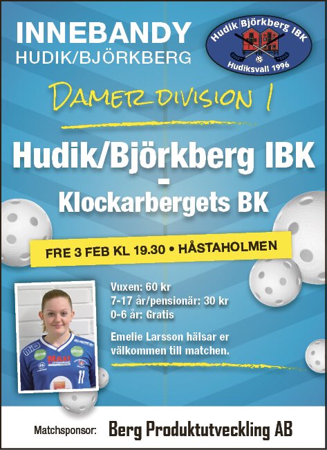 DamHudik's tweet photo. På fredagkväll kommer serieledarna Klockarberget till Håstaholmen. Kom och stötta oss då. #färgenärblå https://t.co/SBwa5ZpAm7