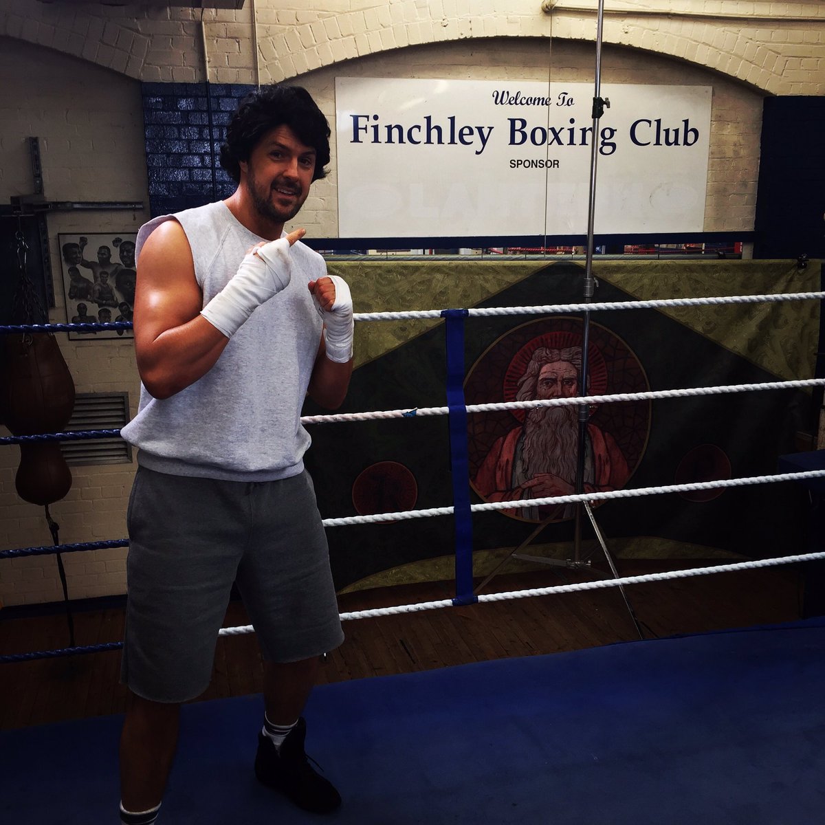 Thanks to @FinchleyBoxing club for letting us use the gym. 👊🏼