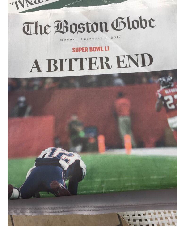 Early edition of the Globe is amazing