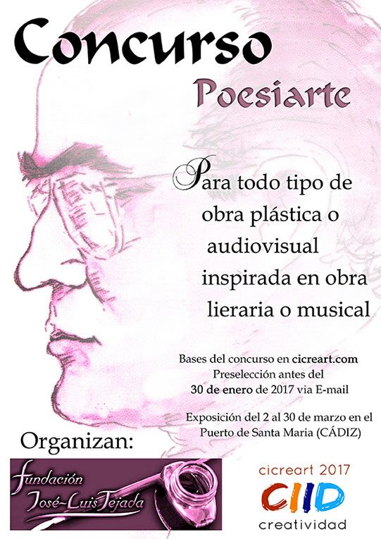 cicreart2017's tweet photo. ¿Te gusta el arte? ¿Te atreves a ponerlo en valor? infórmate y participa, todavía estás tiempo. #Poesiarte en #CICREART2017 https://t.co/4kFUbF4i8m
